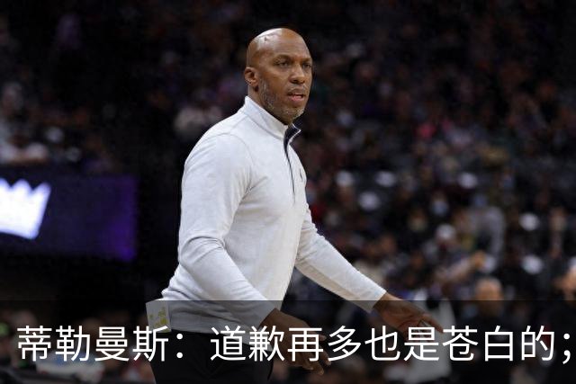 蒂勒曼斯：道歉再多也是苍白的；我们几乎所有环节都脱节了