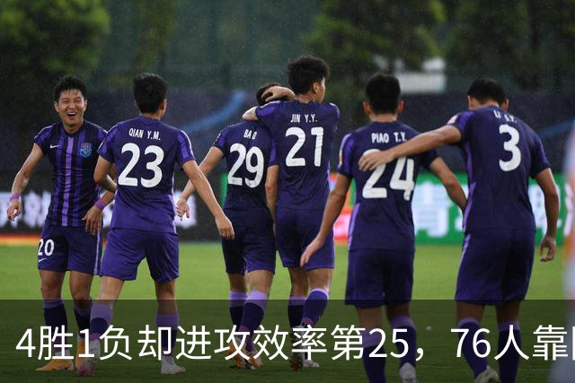 4胜1负却进攻效率第25，76人靠防守效率第3撑住开局